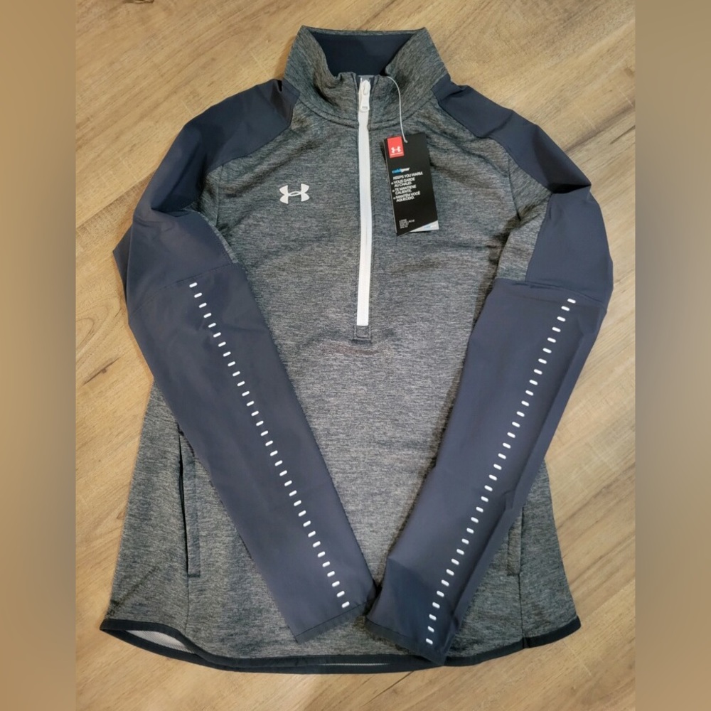 NWT Under Amour Cold Gear 1/2 Zip Shirt
